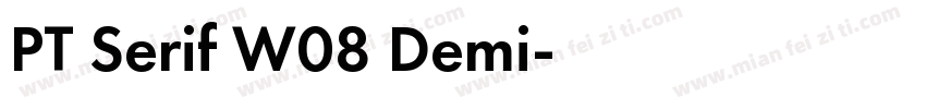 PT Serif W08 Demi字体转换